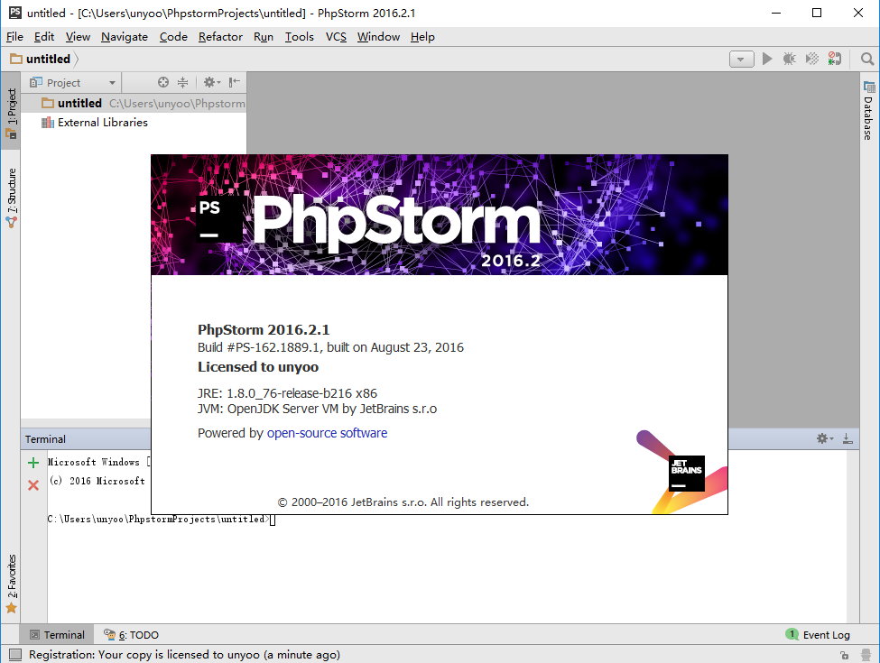 JetBrains PhpStorm 2016.2.1 注册版-便捷的PHP IDE