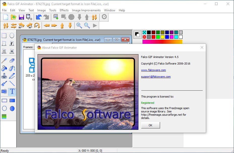 Falco GIF Animator 4.5 注册版-GIF动画创作编辑工具
