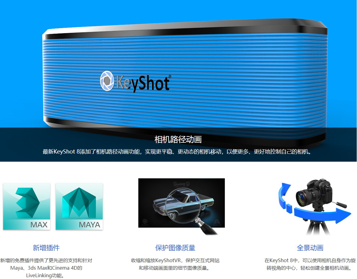 Luxion Keyshot Pro v8.1.61 多语言中文正式版-3D动画渲染制作