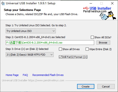 Universal USB Installer v2.0.0.8 正式版-Linux 启动盘创建工具