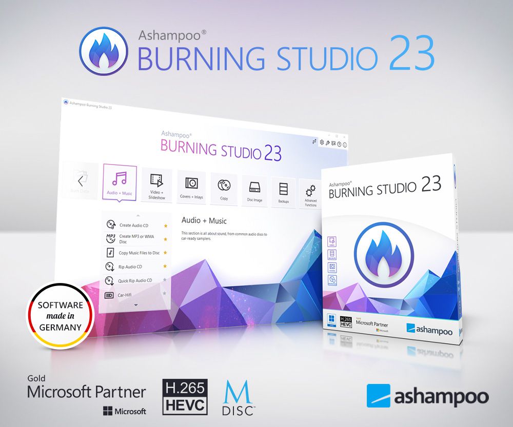 Ashampoo Burning Studio 23.0.5 多语言中文注册版